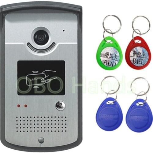 XSL-ID Entrance Machine Intercom System Color Video Door Phone Outdoor DoorBell IR Camera With CMOS Night Vision Can Reader Card