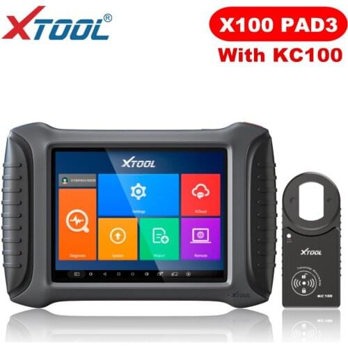 XTOOL X100 PAD3 X100 PAD Elite Auto Key Programmer With KC100 Global Version 2 Years Free Update