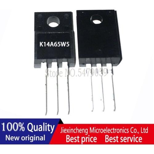 10PCS K14A65W5 TK14A65W5 TO220F 14A 650V MOSFET New original