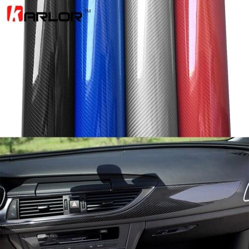 2m/5m/10m/18m*1.52m 5D Car Film Carbon Fiber Vinyl Film Carbon Fibre Wrap Sheet Roll Film Car Stickers Car Styling Accessories