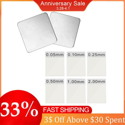 6pcs Coating Thickness Films Aluminum Iron Calibration Plates Set for Coating Thickness Gauge GM200