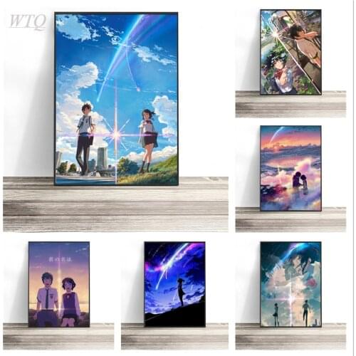Your Name Anime Posters Canvas Painting Posters and Prints Wall Decor Wall Art Picture Decoration for Living Room Decoration