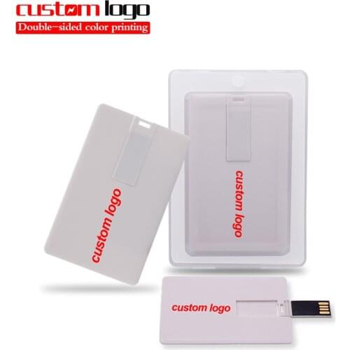 Bank Card USB Flash Drive Pen Drive 4GB 8GB 16GB 32GB 64GB High Speed Usb Stick2.0 Flash Drive Pendrive Credit Cards for wedding
