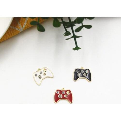 10pcs/pack Game Machine Holder Enamel Charms Pendants Earring DIY Fashion Jewelry Accessories