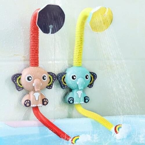 Hot Sale Kids Bath Toys Elephant Model Faucet Shower Electric Water Spray Toy For Baby Swimming Bathroom Toys As Gift
