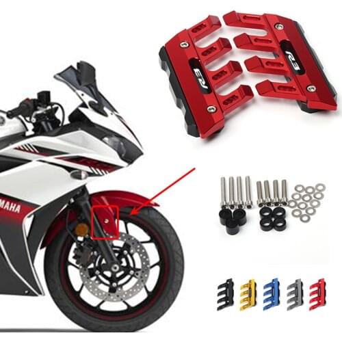 For YAMAHA YZFR3 YZF-R3 YZF R3 Motorcycle Mudguard Front Fork Protector Guard Block Front Fender Anti-fall Slider Accessories