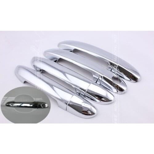 FUNDUOO For KIA CERATO 2004 2005 2006 2007 2008 2009 New Chrome Car Door Handle Cover Trim Sticker