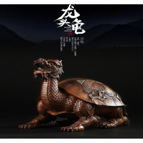 Chinese Auspicious Dragon Turtle Living Room Bedroom Office Crafts Gifts Decoration Home Decorations