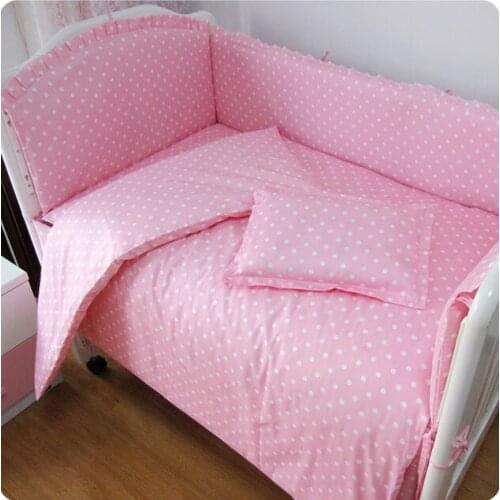 9PCS Whole Set Cot Bed Bedding Sets Cotton Fabrics paracolpi lettino Baby Bedding Sets,Baby Cot Bedding ,120*60/120*70cm