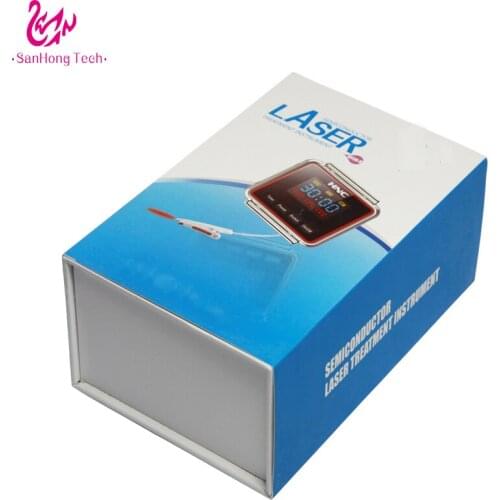 Laser wrist watch 650nm therapy high blood pressure rhinitis watch