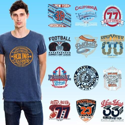 Letters numbers Stickers on fabric Iron on patches Patches for clothing Ironing stickers Thermal Stickers DIY Appliques