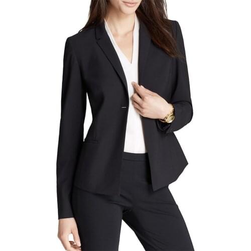 Jacket+Pants Womens Business Suits 2021 Office Uniform Designs Women 2 Piece Set Formal Blazer With Pants Work Wear for Ladies