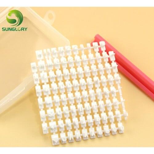 Plastic DIY Cake Decorating Alphabet Letter Biscuit Mold Symbol Cookie Cutter Capital Letters Number Decoration Cookie Mold Bake