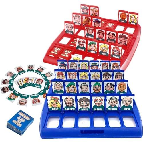 Portable Indoor Who Is It Board Game Kids Children Family Party