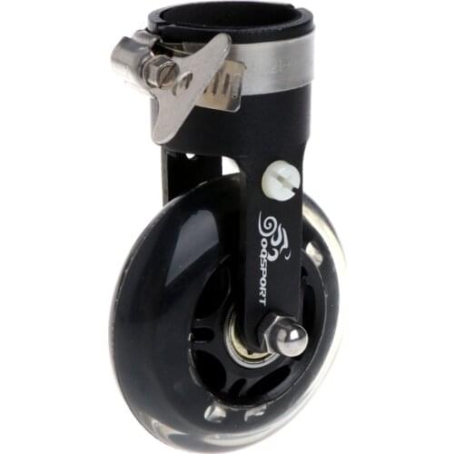 Portable Folding Bike Auxiliary Roller Wheel Foldable Bicycle Assistor Wheel for Folding Bicycle Training Wheels