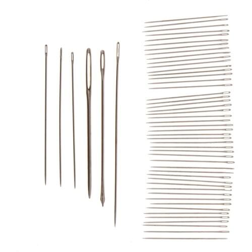 Prettyia 55x Hand Sewing Needle Set Stitching Needles Multi-function Needles