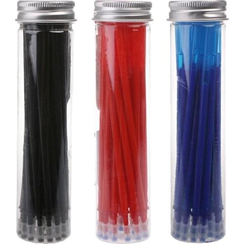 Erasable Gel Pen Refill Rod Magic Blue Black Red Ink Writing Tool Stationery School Office Supplies