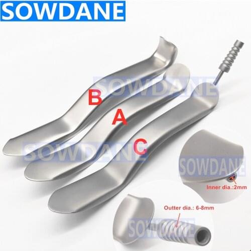 Dental Minnesota Lip Tongue Depressor Implant Cheek & Lip Retractor Mouth Opener Mouth Gag Dentist Surgical Tool Autoclavable