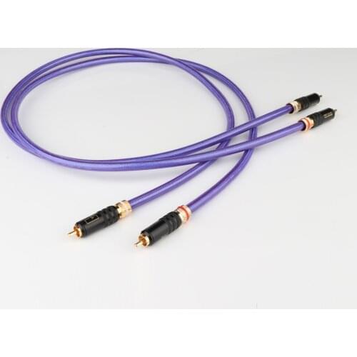 Van Den Hul VDH G5 HI-End Silver Plated RCA Cable With Gold Plated RCA to RCA For CD Amplifier