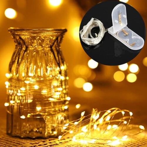 10pcs Fairy Lights Copper Wire LED String Lights Christmas Decorations for Home Outdoor Wedding Party Decor Garden Patio Lights