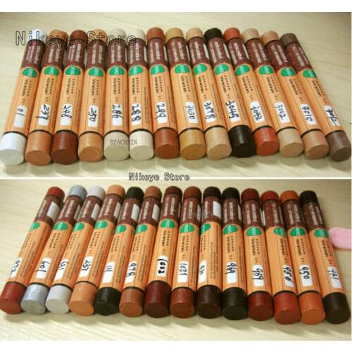 14pcs/set furniture paint floor repair floor wax crayon scratch patch paint pen wood composite repair materials