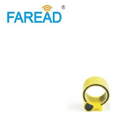 X100pcs 18mm RFID EMID chip 125KHz tag RFID foot Ring for Chicken duck gooses ID tagging