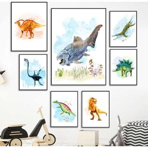 Color Dinosaur Tyrannosaurus Sea Fish DIY 5D Diamond Painting Full Round Mosaic Diamond Embroidery Cross Stitch Kits Home Decor