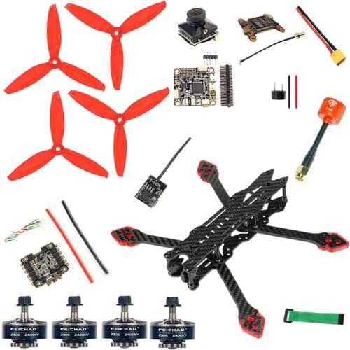 F4 X2 DIY Version FPV Racing RC Drone 225mm 3-4S RC Quadcopter Built-in OSD Betaflight Support BLHeliSuit Configuration