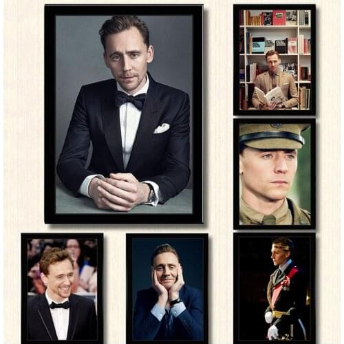 Superhero Movie HD Star Tom Hiddleston Figure Canvas Print Painting Wall Art Nordic Decoration Cafe Bar Room Home Decor Poster