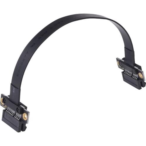 Add On Card PCIE Riser PCI Express Flex Relocate Cable PCI-E 1X to 1x Slot Riser Card Extender Extension Cable for Bitcoin Miner