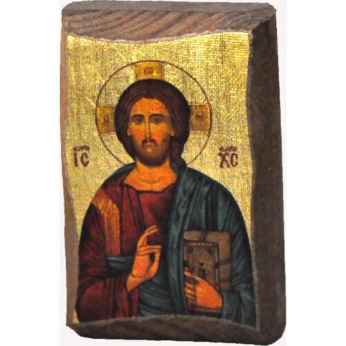 JESUS Orthodox Replica Byzantium Icons Churches Home Decoration Accessories Noel Christmas Yule Wooden Gold Leafs Hagia Sophia