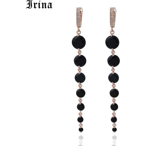 Irina fashion jewelry earings Tassel Earrings simple Long pendant drop earrings girl Jewelry gift Boucles d'oreilles femme 2019