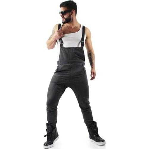 Fashion Pocket Overalls Men Jumpsuits Autumn Winter Cargo Pants MenS Casual Buckle Strap Work Rompers Plus Size Long Pantalon