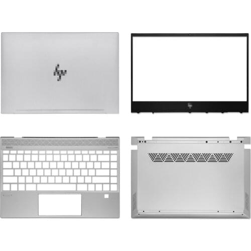 New Top Case /Front Bezel /Palmrest/Bottm Case For HP ENVY 13-AQ TPN-W144 Laptop LCD Back Cover Silver