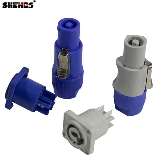 Stage Lighting Fitting Products PowerCon Plug In and Out-Blue and White For Power Input DMX Stage Lighting Dj Equipment
