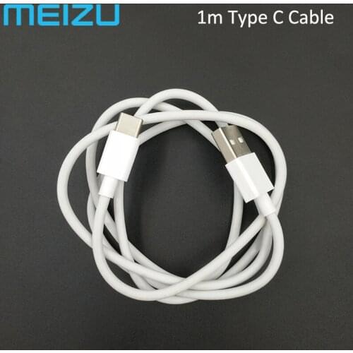 Original MEIZU 16th Fast Charger Cable 100cm USB 3.1 Type C Data Line For MX6 15 PLUS PRO 6 6 S 7 PLUS MEILAN X E3 MX2 16th Plus