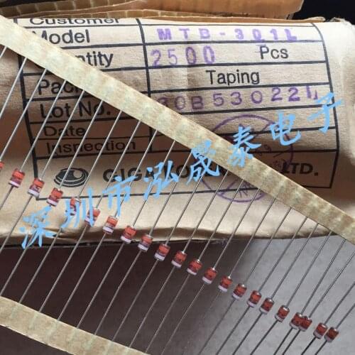 Original new 100% MTB-301L 300V 1KA glass gas discharge tube TED485 surge absorber GS41-301L (Inductor)