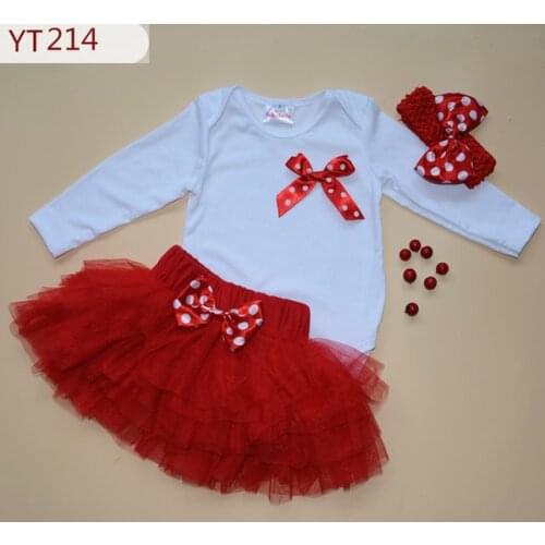Baby Girls Party Gifts Infant Long Sleeve Bodysuit Tutu Skirt Clothes Sets Newborn Toddler Birthday Dresses Set Children Clothes