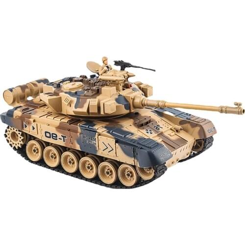 RC Tank panzer Battle Tank 15 Ch 1:18 2.4G With Sound and Shoot Bullet Recoil Effect Tank Model Electronic world of tanks Toys