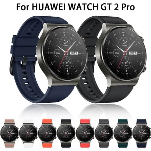 Sports Silicone Band For Huawei Watch GT 2 Pro Strap Official Style Watchband For huawei gt2 pro Wristband Replacement Bracelet