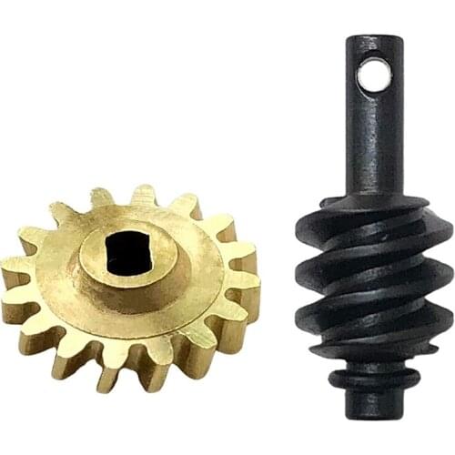 Steel Brass Front Rear Axle Gears Overdrive Differential Gears for Axial SCX24 90081 1/24 RC Crawler Car Upgrade Parts
