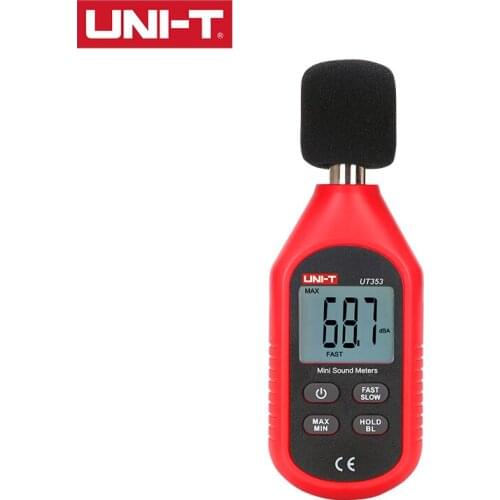 UNI-T UT353 Mini Noise TesterMiniature Condenser Microphone Sensing Technology Band pass Technology Network Design