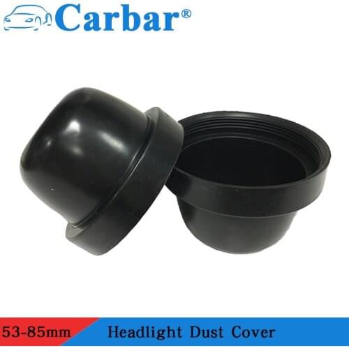Car Headlight Seal Dustproof Cover Auto Rover Car Headlight Seal Dustproof Cover for HID LED Conversion Kit 50mm 53mm-80mm Cap