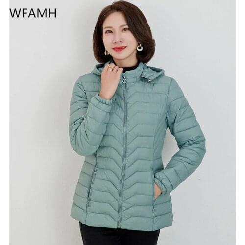 Женские легкие пуховики Wfamh China At AliExpress