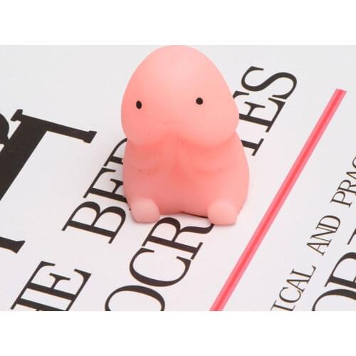 Funny Penis Shape Slow Rebound PU Decompression Toy Slow Rising Toys Stress Relief Relax Pressure Toy Interesting Gifts hot sale