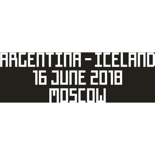 2018 Argentina Match Details Argentina Vs Iceland Game Soccer Patch For Argentina Away