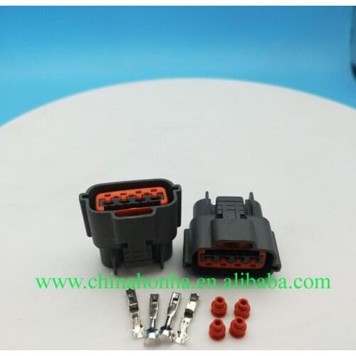 4pins automotive waterproof connector middle groove (2.2) female 6098-0144 forCAS auto oxygen sensor plug connector