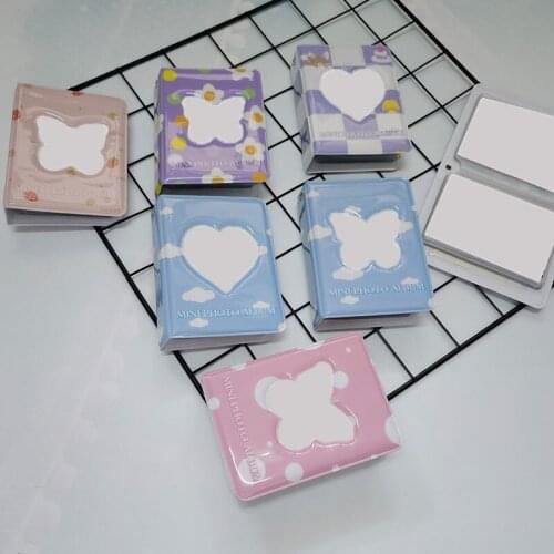 Hollow Love Butterfly INS 3 Inches Photo Album Cartoon MIni Album Korean Sweet 20 Card Slots Photocard Holder Instax Album
