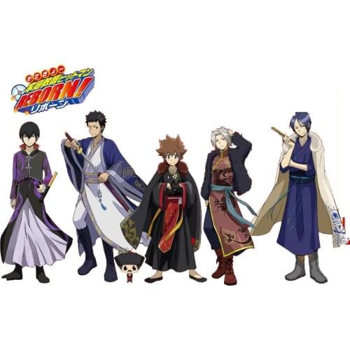 Anime HITMAN REBORN Sawada Tsunayoshi Gokudera Hayato Acrylic Stand Figure Display Model Plate Cosplay Desk Decor Collectible