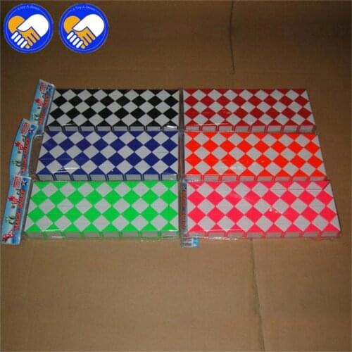 Big 96 Segments Steps Speed Magic Snake Shape Toys Game Twist Cubes Puzzle Toys Gifts Kids Funny Professional DIY Toys 6 Colors